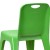 Flash Furniture 2-YU-YCX-011-GREEN-GG Green Plastic Stackable School Chair with Carry Handle and 11" Seat Height, 2 Pack addl-11