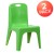 Flash Furniture 2-YU-YCX-011-GREEN-GG Green Plastic Stackable School Chair with Carry Handle and 11" Seat Height, 2 Pack addl-2