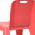 Flash Furniture 2-YU-YCX-011-RED-GG Red Plastic Stackable School Chair with Carry Handle and 11" Seat Height, 2 Pack addl-11