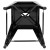 Flash Furniture 4-ET-31320-24-BK-R-GG Cierra 24" Black Metal Indoor Stackable Counter Height Bar Stool, Set of 4 addl-11