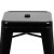 Flash Furniture 4-ET-31320-24-BK-R-GG Cierra 24" Black Metal Indoor Stackable Counter Height Bar Stool, Set of 4 addl-5