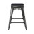 Flash Furniture 4-ET-31320-24-BK-R-PL2B-GG Cierra 24" Black Metal Indoor Stackable Counter Height Bar Stool with Black All-Weather Poly Resin Seat, Set of 4 addl-8