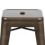 Flash Furniture 4-ET-31320-24-GN-R-GG Cierra 24" Gun Metal Gray Indoor Stackable Counter Height Bar Stool, Set of 4 addl-5
