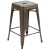 Flash Furniture 4-ET-31320-24-GN-R-GG Cierra 24" Gun Metal Gray Indoor Stackable Counter Height Bar Stool, Set of 4 addl-8