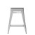 Flash Furniture 4-ET-31320-24-SV-R-PL2G-GG 24" Backless Silver Metal Indoor Counter Height Stool with Gray Poly Resin Seat, Set of 4 addl-8