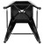 Flash Furniture 4-ET-31320-30-BK-R-GG Cierra 30" Black Metal Indoor Stackable Bar Stool, Set of 4 addl-11