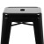 Flash Furniture 4-ET-31320-30-BK-R-GG Cierra 30" Black Metal Indoor Stackable Bar Stool, Set of 4 addl-7