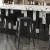 Flash Furniture 4-ET-31320-30-BK-R-PL2B-GG Cierra 30" Backless Black Metal Indoor Bar Stool with Black All-Weather Poly Resin Seat, Set of 4 addl-7