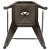 Flash Furniture 4-ET-31320-30-GN-R-GG Cierra 30" Gun Metal Gray Metal Indoor Stackable Bar Stool, Set of 4 addl-11