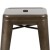 Flash Furniture 4-ET-31320-30-GN-R-GG Cierra 30" Gun Metal Gray Metal Indoor Stackable Bar Stool, Set of 4 addl-7