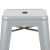 Flash Furniture 4-ET-31320-30-SV-R-GG Cierra 30" Silver Metal Indoor Stackable Bar Stool, Set of 4 addl-7