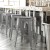 Flash Furniture 4-ET-31320-30-SV-R-PL2G-GG Cierra 30" Backless Silver Metal Indoor Bar Stool with Gray All-Weather Poly Resin Seat, Set of 4 addl-1
