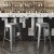 Flash Furniture 4-ET-31320-30-SV-R-PL2G-GG Cierra 30" Backless Silver Metal Indoor Bar Stool with Gray All-Weather Poly Resin Seat, Set of 4 addl-6