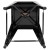Flash Furniture 4-ET-31320W-24-BK-R-GG Cierra 24" Black Metal Indoor Stackable Counter Height Bar Stool with Wood Seat, Set of 4 addl-10
