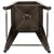 Flash Furniture 4-ET-31320W-30-GN-R-GG Cierra 30" Gun Metal Gray Metal Indoor Bar Stool with Wood Seat, Set of 4 addl-11
