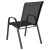 Flash Furniture 4-JJ-303C-GG Black Outdoor Stack Chair with Flex Comfort Material and Metal Frame, Set of 4 addl-6