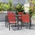 Flash Furniture 4-JJ-303C-RD-GG Black Outdoor Stack Chair with Flex Comfort Material and Metal Frame, Set of 4 addl-1
