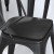 Flash Furniture 4-JJ-SEA-PL01-BK-GG Black Resin Wood Seat for Metal Chairs or Stools Set of 4 addl-7