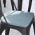 Flash Furniture 4-JJ-SEA-PL01-CB-GG Teal-Blue Resin Wood Seat for Metal Chairs or Stools Set of 4 addl-7