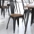 Flash Furniture 4-JJ-SEA-PL01-TEAK-GG Teak Resin Wood Seat for Metal Chairs or Stools, Set of 4 addl-6