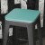 Flash Furniture 4-JJ-SEA-PL02-MINT-GG Mint Resin Wood Square Seat for Metal Bar Stools, Set of 4 addl-1