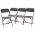 Flash Furniture 4-LE-L-3-W-BK-GG Hercules Big and Tall 650 Lb. Capacity Extra Wide Black Plastic Folding Chair, 4 Pack addl-16