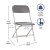 Flash Furniture 4-LE-L-3-W-GY-GG Hercules Big and Tall 650 Lb. Capacity Extra Wide Gray Plastic Folding Chair, 4 Pack addl-7