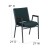 Flash Furniture XU-60154-GN-GG HERCULES Series Heavy Duty Hunter Green Patterned Fabric Stack Chair with Arms addl-1