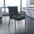 Flash Furniture XU-60154-GN-GG HERCULES Series Heavy Duty Hunter Green Patterned Fabric Stack Chair with Arms addl-2