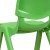 Flash Furniture 4-YU-YCX4-001-GREEN-GG Green Plastic Stackable School Chair with 12