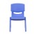 Flash Furniture 4-YU-YCX4-003-BLUE-GG Blue Plastic Stackable School Chair with 10.5
