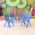 Flash Furniture 4-YU-YCX4-003-BLUE-GG Blue Plastic Stackable School Chair with 10.5