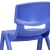 Flash Furniture 4-YU-YCX4-004-BLUE-GG Blue Plastic Stackable School Chair with 13.25