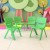 Flash Furniture 4-YU-YCX4-004-GREEN-GG Green Plastic Stackable School Chair with 13.25