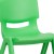 Flash Furniture 4-YU-YCX4-004-GREEN-GG Green Plastic Stackable School Chair with 13.25