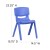 Flash Furniture 4-YU-YCX4-004-MULTI-GG Plastic Stackable School Chair with 13.25" Seat Height, 4 Pack, Assorted Colors addl-6