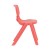Flash Furniture 4-YU-YCX4-004-RED-GG Red Plastic Stackable School Chair with 13.25