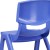 Flash Furniture 4-YU-YCX4-005-BLUE-GG Blue Plastic Stackable School Chair with 15.5