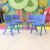 Flash Furniture 4-YU-YCX4-005-BLUE-GG Blue Plastic Stackable School Chair with 15.5