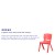 Flash Furniture 4-YU-YCX4-005-RED-GG Red Plastic Stackable School Chair with 15.5