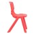 Flash Furniture 4-YU-YCX4-005-RED-GG Red Plastic Stackable School Chair with 15.5