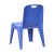 Flash Furniture 4-YU-YCX4-011-BLUE-GG Blue Plastic Stackable School Chair with Carry Handle and 11
