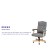Flash Furniture 802-GR-GG Gray Fabric Classic Executive Swivel Office Chair with Driftwood Arms and Base addl-4