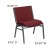 Flash Furniture XU-60555-BY-GG HERCULES Series Big & Tall 1000 lb. Rated Burgundy Fabric Stack Chair addl-1