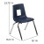 Flash Furniture ADV-SSC-14NAVY Mickey Advantage Navy Student Stack School Chair 14" addl-3