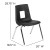 Flash Furniture ADV-SSC-16BLK Mickey Advantage Black Student Stack School Chair 16" addl-3