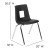 Flash Furniture ADV-SSC-18BLK Mickey Advantage Black Student Stack School Chair 18" addl-3