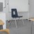 Flash Furniture ADV-SSC-18NAVY Mickey Advantage Navy Student Stack School Chair 18" addl-1