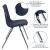 Flash Furniture ADV-SSC-18NAVY Mickey Advantage Navy Student Stack School Chair 18" addl-2