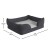 Flash Furniture AJ-ORTHO-00188-GY-GG Orthopedic Memory Foam Dog Bed For Dogs up to 12 lbs. addl-5